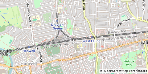 Map of West Ealing, London