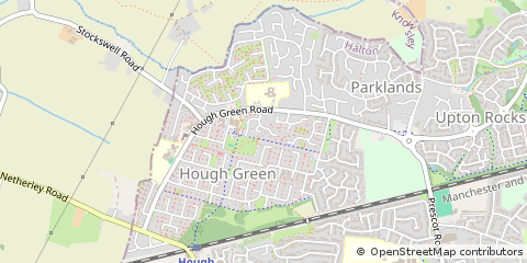 Map of Widnes, Cheshire