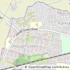 Map of Widnes, Cheshire
