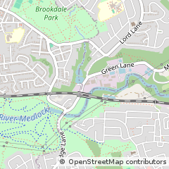 Map of Clayton Bridge, Manchester