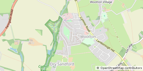 Map of Abingdon, Oxfordshire
