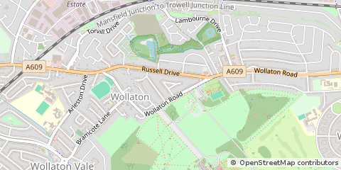 Map of Nottingham