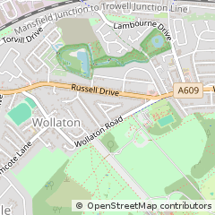 Map of Nottingham