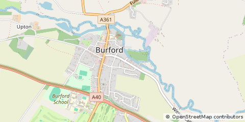 Map of Burford