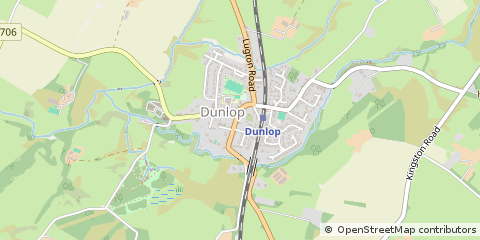 Map of Kilmarnock, East Ayrshire