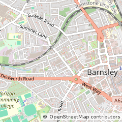 Map of Barnsley