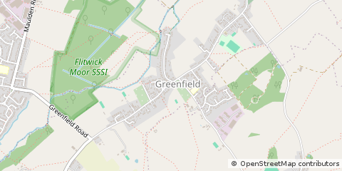 Map of Bedford