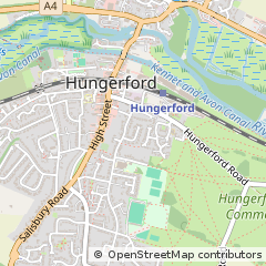 Map of Hungerford, Berkshire