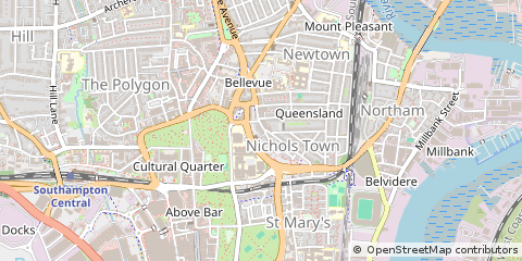 Map of Southampton