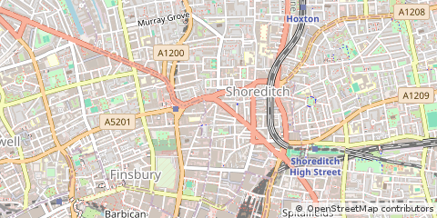 Map of London, East Sussex