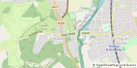 Map of Streatley