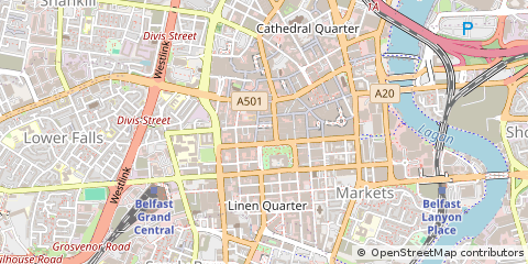 Map of Belfast