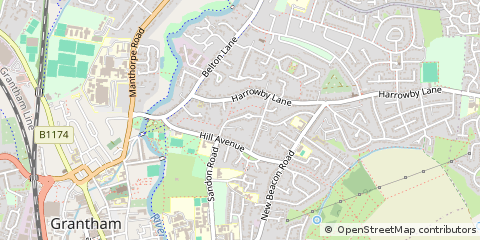 Map of Grantham