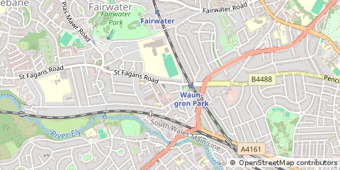 Map of Cardiff