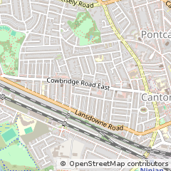 Map of South Glamorgan