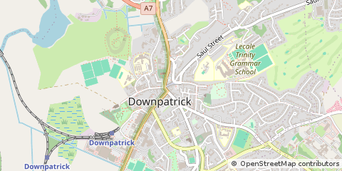 Map of Downpatrick
