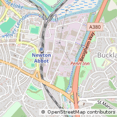 Map of Newton Abbot, Devon
