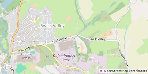Map of Llanelli
