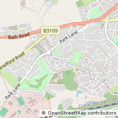 Map of Corsham, Wiltshire