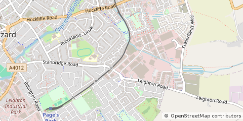 Map of Leighton Buzzard, Bedfordshire