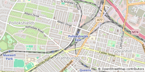 Map of Glasgow