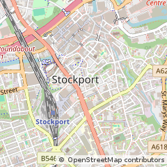 Map of Stockport