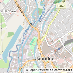 Map of Uxbridge