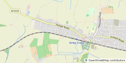 Map of Frinton-on-SEA
