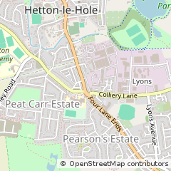 Map of Houghton LE Spring