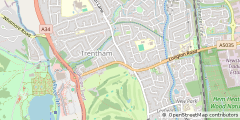 Map of Stoke-on-Trent