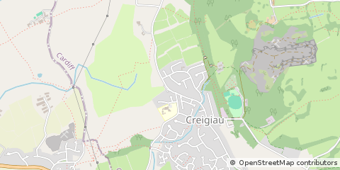 Map of Creigiau, Cardiff