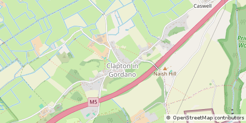 Map of Clapton in Gordano, Bristol