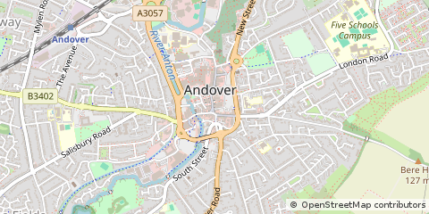 Map of Andover