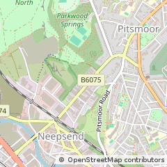 Map of South Yorkshire