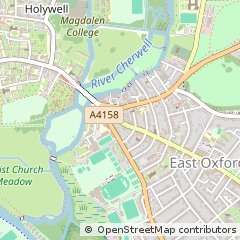 Map of Oxford, Oxfordshire