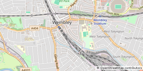 Map of Wembley
