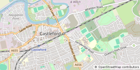 Map of West Yorkshire