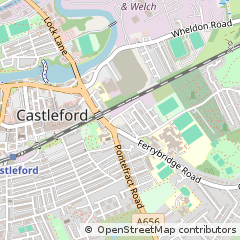 Map of West Yorkshire