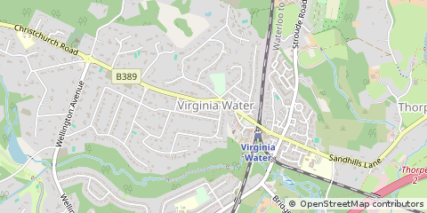 Map of Surrey