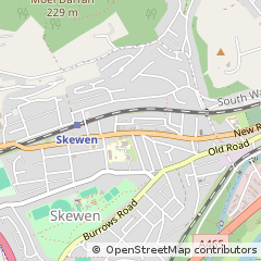 Map of Neath, South Wales