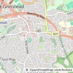 Map of East Grinstead
