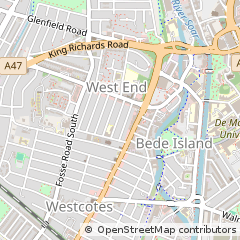 Map of Leicester