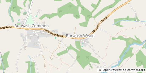 Map of Etchingham, East Sussex