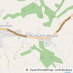 Map of Etchingham, East Sussex
