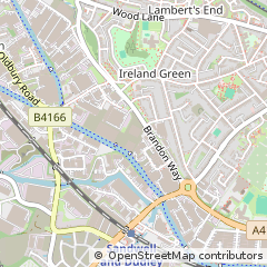 Map of West Midlands