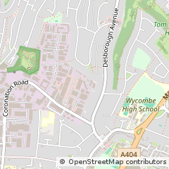 Map of High Wycombe