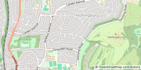 Map of Brighton, East Sussex