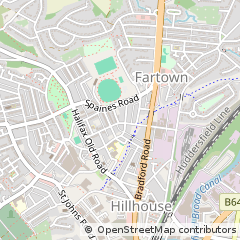 Map of Huddersfield