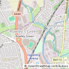 Map of Coventry, West Midlands