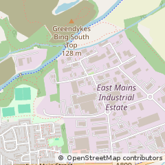 Map of Broxburn, NR Edinburgh